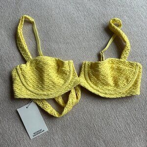 Monday Swimwear Clovelly Top Citrus Knit M